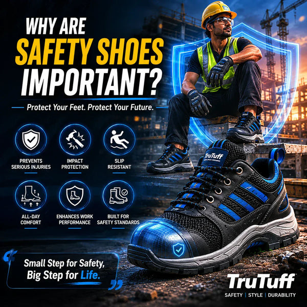 trutuff safety shoes why safety shoes are important