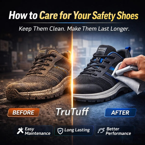 trutuff shoes how to maintain your safety shoes so shoes last longer