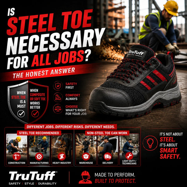 trutuff shoes is steel toe required for all jobs