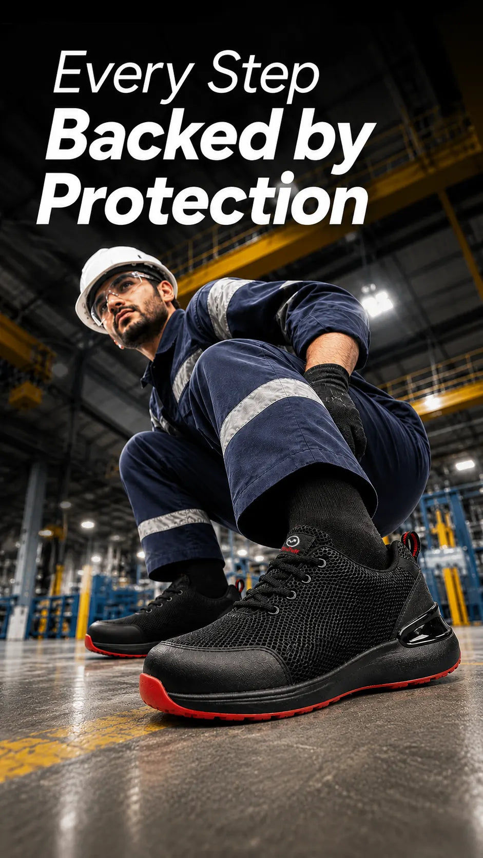 TruTuff safety shoes at work