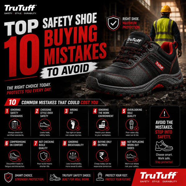 trutuff shoes top 10 safety shoes buying mistake 