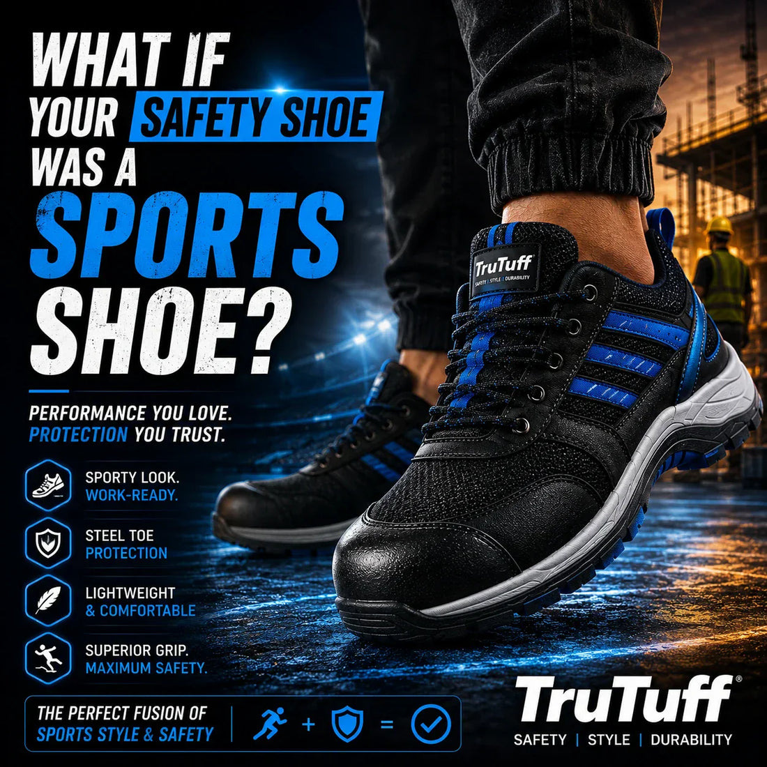 trutuff what if your safety shoes was a sports shoe