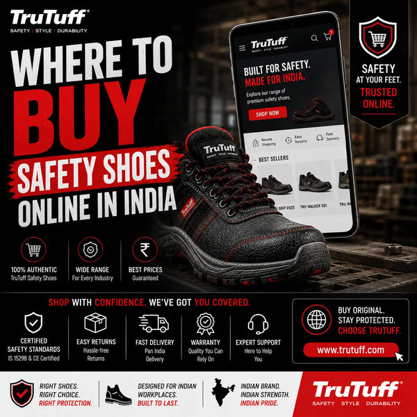 where should you buy safety shoes online in India trutuff shoes 