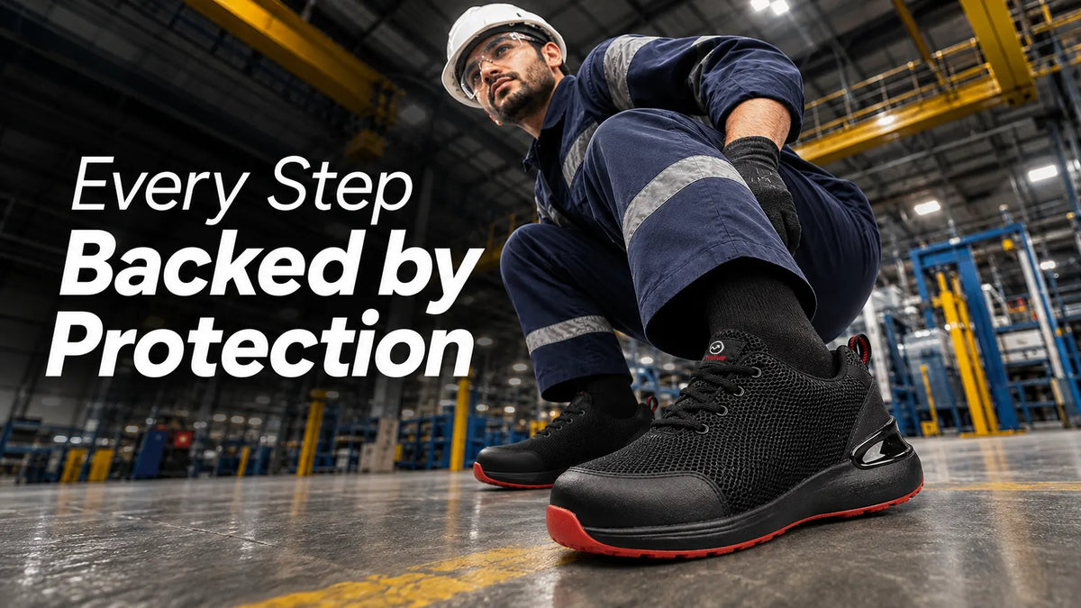 TruTuff safety shoes at work