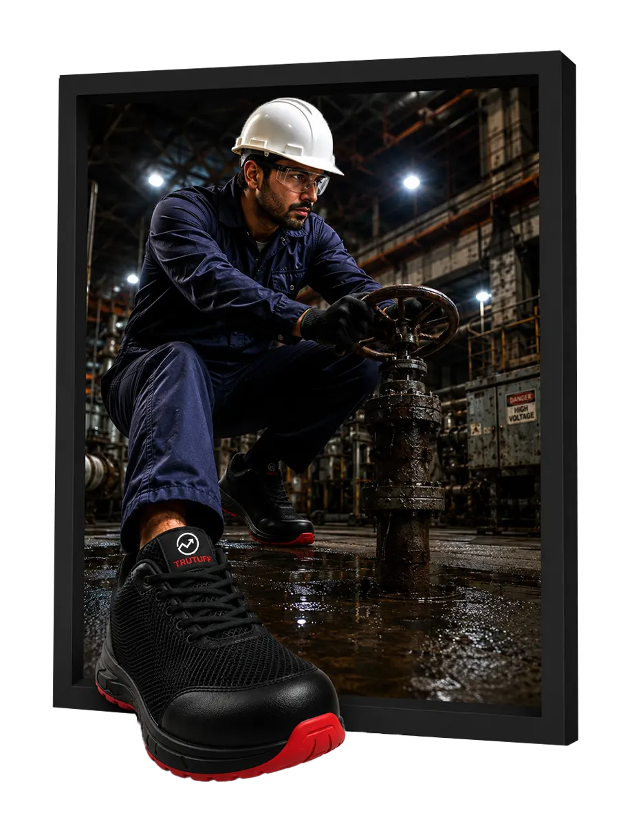 Tough on Hazards. Easy on Feet
