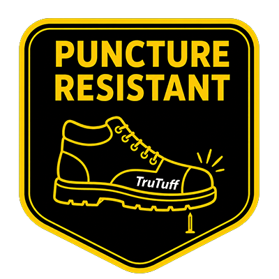 trutuff safety shoes puncture resistant logo
