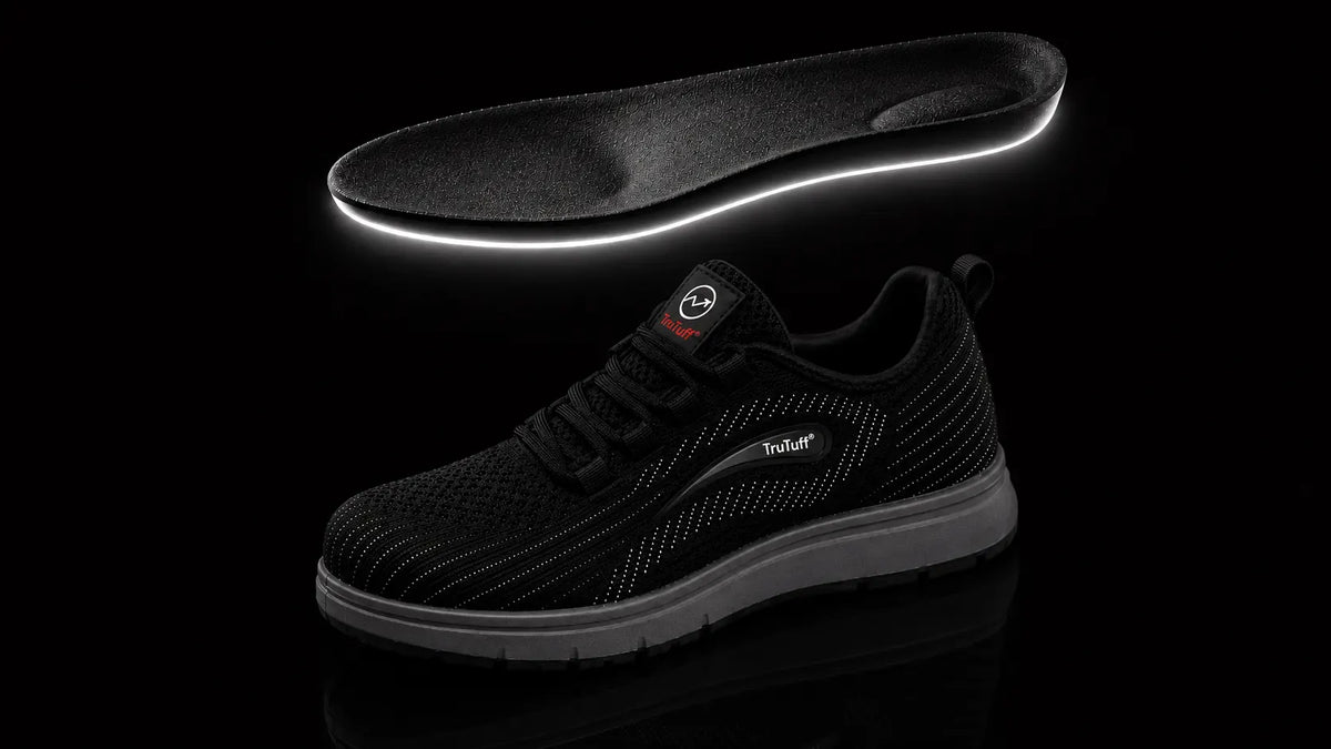 Ten Hours Standing. Feet Still Good. - TruTuff Volt Safety Shoes - Composite Toe, Electrical Hazard Safe