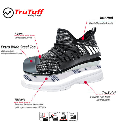 trutuff safety shoes for men and women